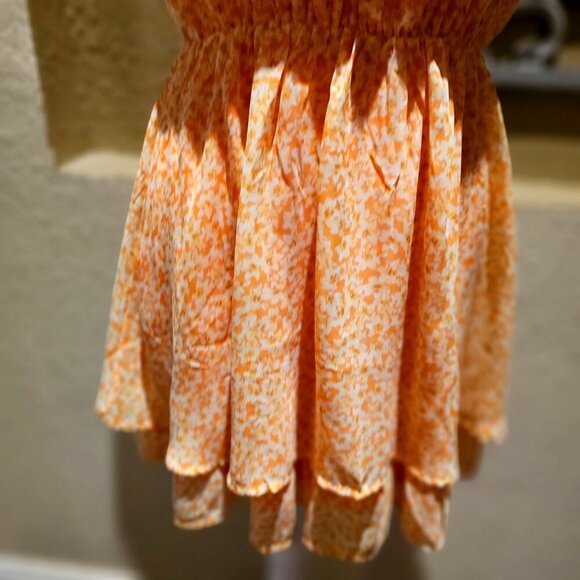 Sienna Sky S Midi Cayenne Floral Halter Boho Layered Whimsical Fairy Romantic - Picture 4 of 10